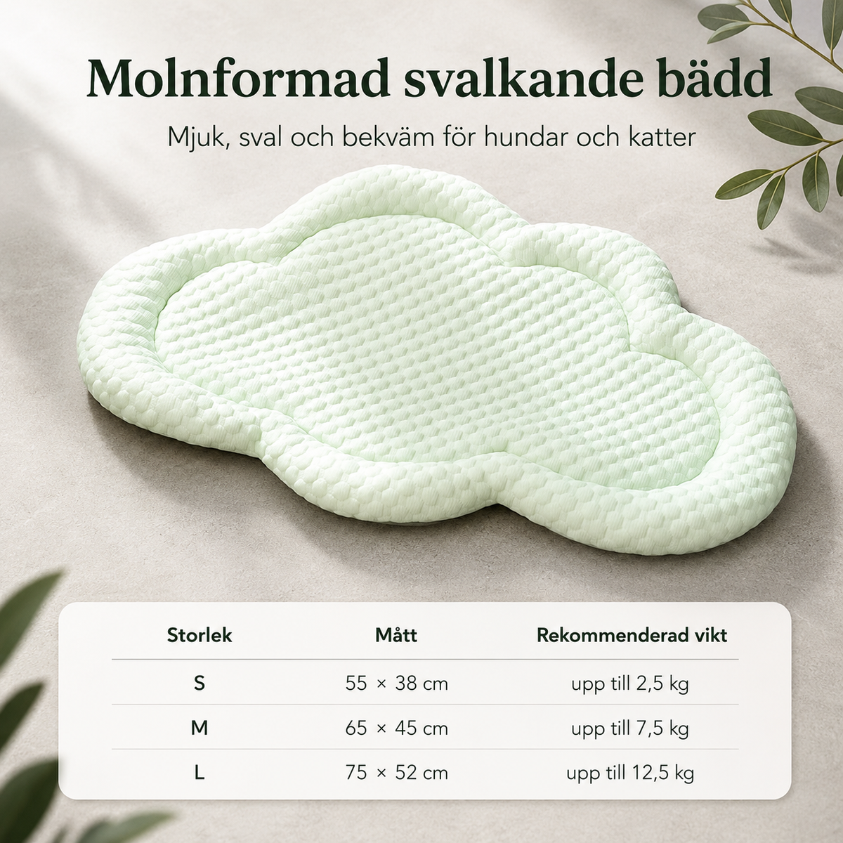 Kylmatta för Hund – Naturlig 3D Träkylmatta | S-XL, 4 Färger Design Dwell Well
