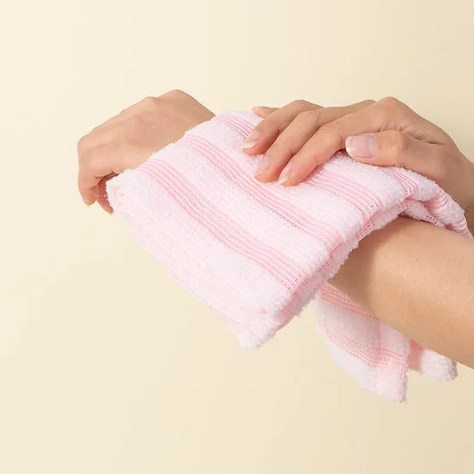 Lång skrubbduk för rygg och mjukare hud