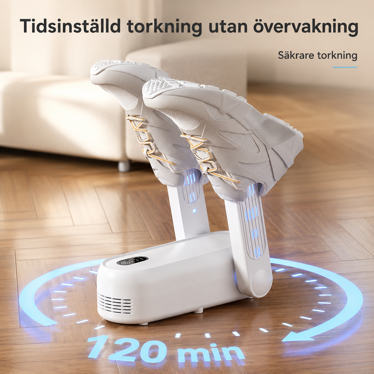 Skotork – Torka & Värm Skor med Timer Design Dwell Well