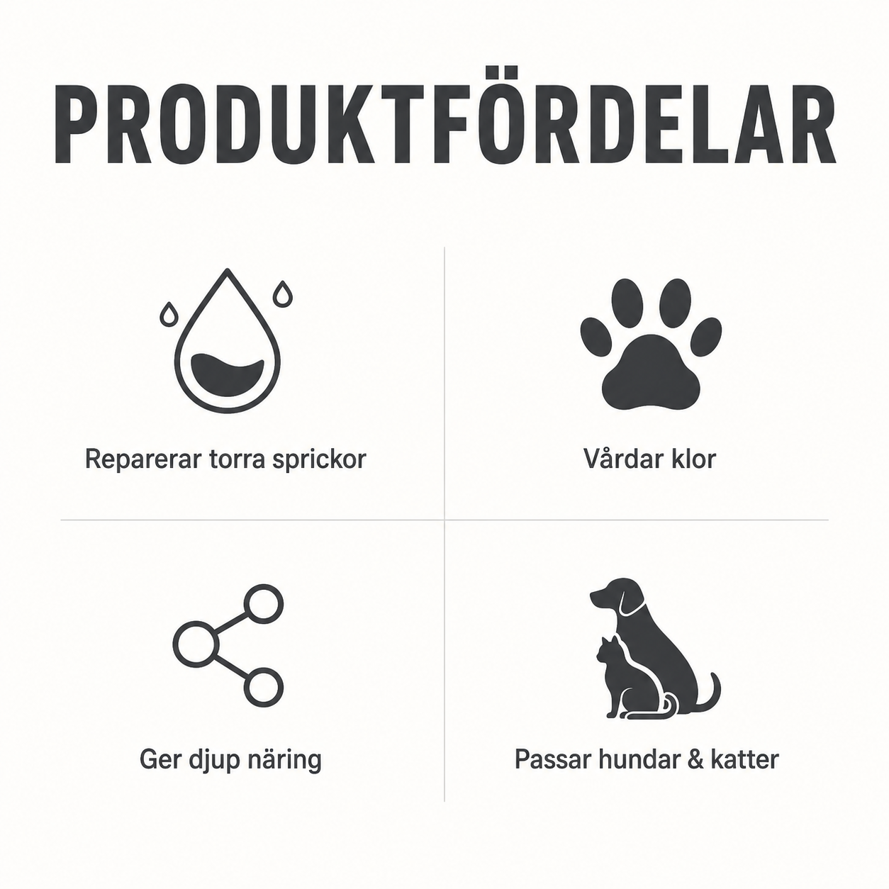 Tassalva för Hund – Skyddar & Återfuktar Tassar | 50ml Design Dwell Well