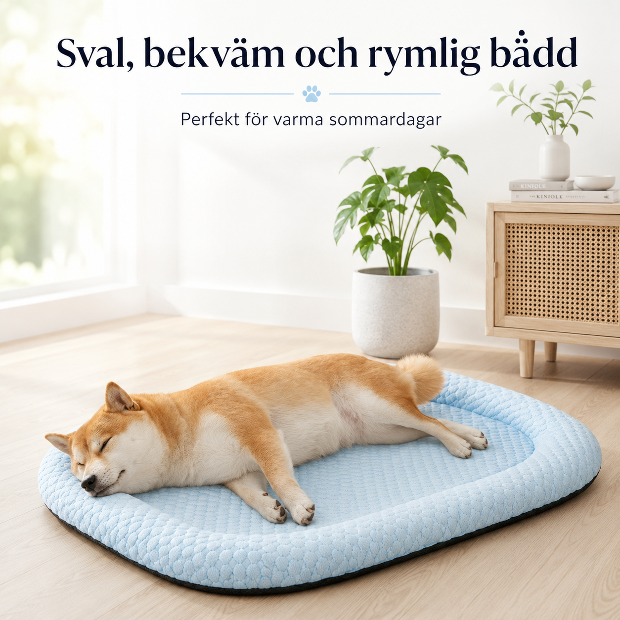 Kylmatta för Hund – Naturlig 3D Träkylmatta | S-XL, 4 Färger Design Dwell Well