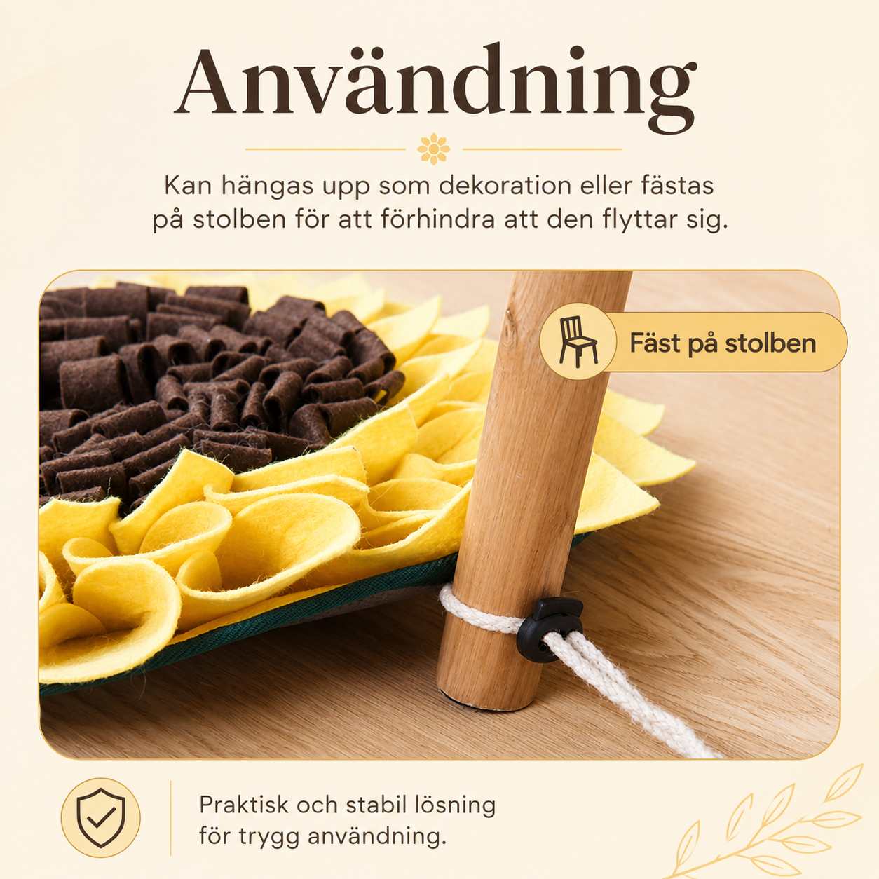 Sniffmatta för Hund – Luktmatta för Näsarbete & Mental Stimulering Design Dwell Well