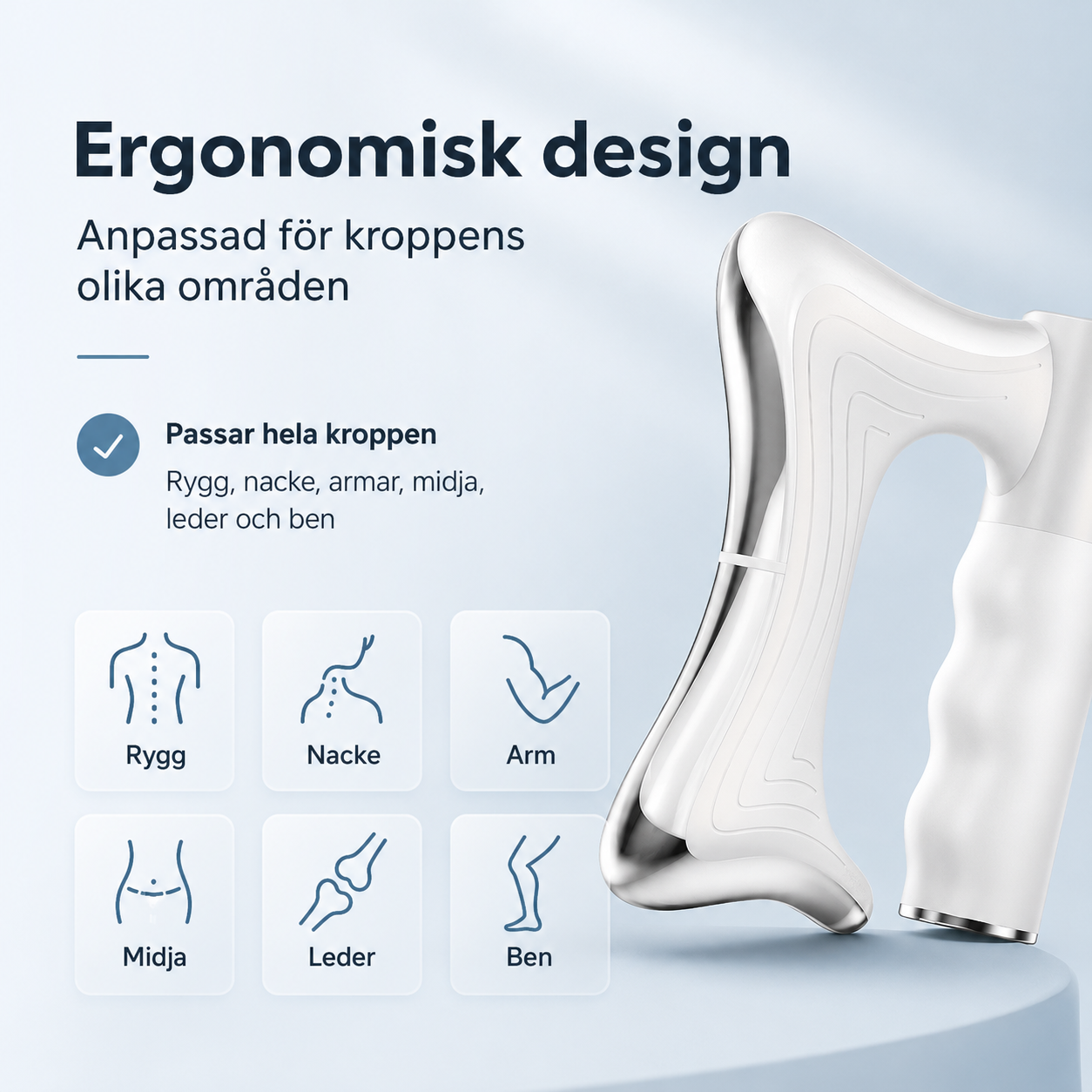 Elektrisk Fascia Knife – Vibrationsmassage för Kropp & Välmående Design Dwell Well