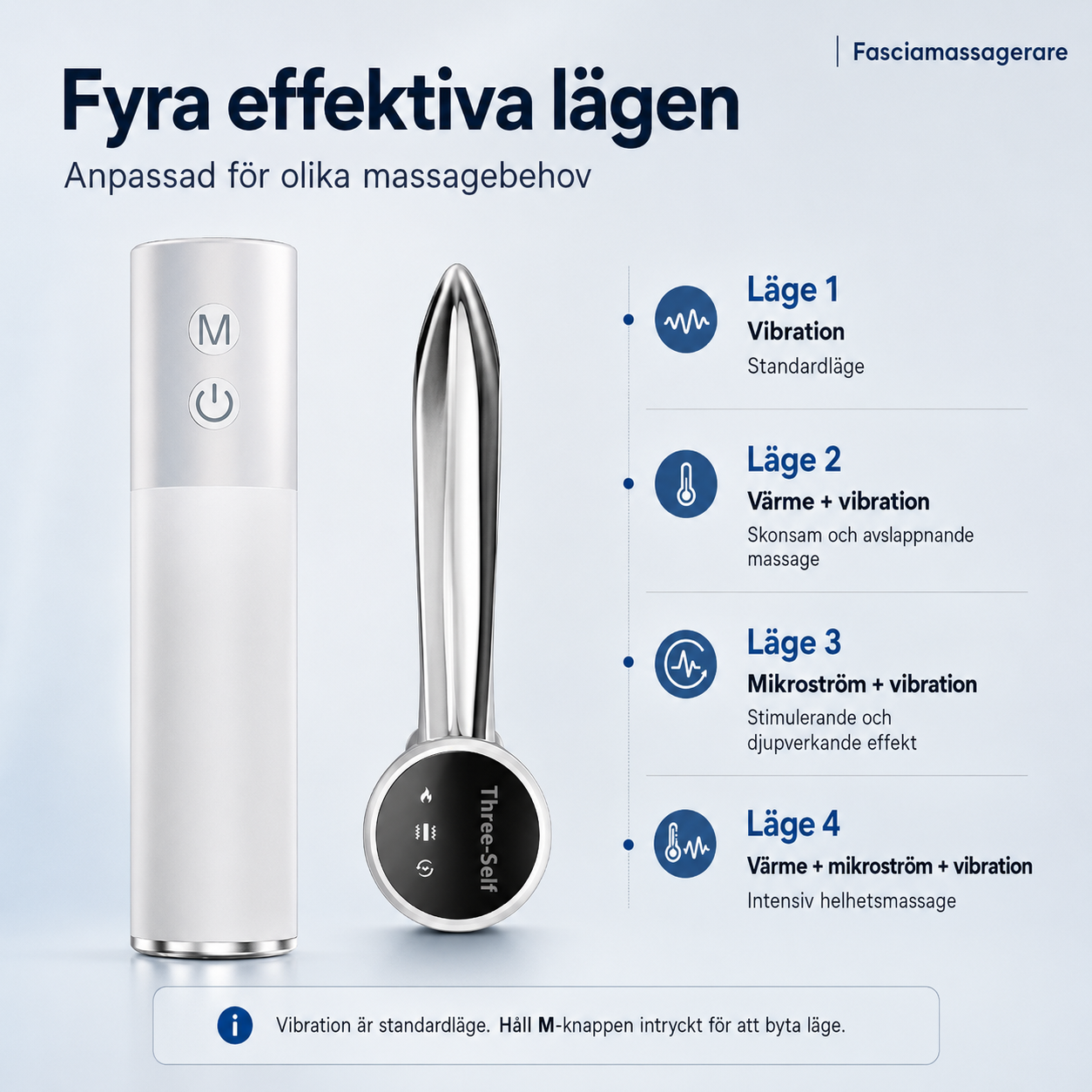 Elektrisk Fascia Knife – Vibrationsmassage för Kropp & Välmående Design Dwell Well