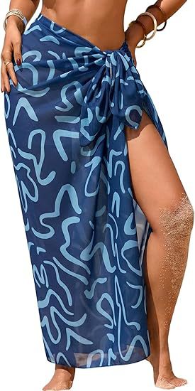 Sarong strandkjol – Stilsäker Strandkjol, Klänning & Topp i Ett | 20 Mönster | One Size Design Dwell Well